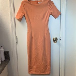 Formal homecoming/church peach dress